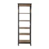72" Wooden Bookshelf with 5 Cases and Casters Brown - Benzara 1 72" Wooden Bookshelf with 5 Cases and Casters Brown - Benzara -Bookshelves Sales Shop unnamed file 2926