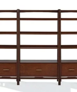 70.5" 3pc Landon Bookcase Set - Crosley White -Bookshelves Sales Shop unnamed file 2934