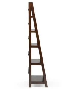 72"x36" Normandy Wide Ladder Shelf Bookshelf Brunette Brown - WyndenHall -Bookshelves Sales Shop unnamed file 2950