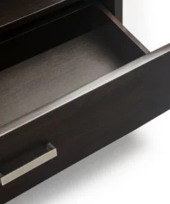 60" Harriet Solid Wood Ladder Shelf Dark Chestnut Brown - WyndenHall -Bookshelves Sales Shop unnamed file 2956