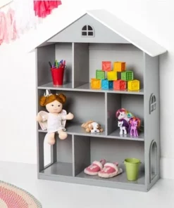 Dollhouse Bookcase - WildKin Pink