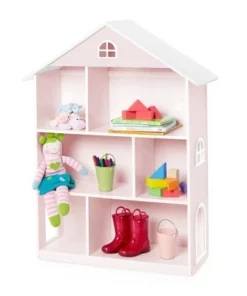 Dollhouse Bookcase - WildKin Pink 7 Dollhouse Bookcase - WildKin Pink -Bookshelves Sales Shop unnamed file 2961