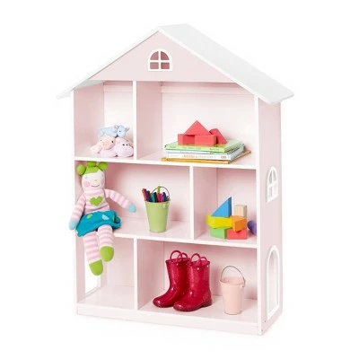 Dollhouse Bookcase - WildKin Pink 4 Dollhouse Bookcase - WildKin Pink - Image 3
