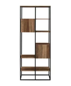 70" Modern Industrial 5 Shelf Bookcase Plant Stand - Saracina Home Gray Wash 15 70" Modern Industrial 5 Shelf Bookcase Plant Stand - Saracina Home Gray Wash -Bookshelves Sales Shop unnamed file 299