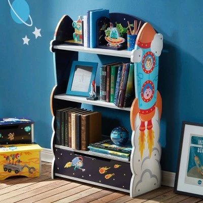 Outer Space Bookshelf - Fantasy Fields by Teamson Kids 3 Outer Space Bookshelf - Fantasy Fields by Teamson Kids