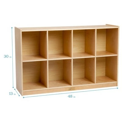ECR4Kids Birch 8-Compartment School Cubby Storage, Kids Wood Shelf Organizer 3 ECR4Kids Birch 8-Compartment School Cubby Storage, Kids Wood Shelf Organizer