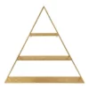 26.5" x 28" Tildan Three-Tier Triangle Wood and Metal Wall Shelf - Kate & Laurel All Things Decor Gold 1 26.5" x 28" Tildan Three-Tier Triangle Wood and Metal Wall Shelf - Kate & Laurel All Things Decor Gold -Bookshelves Sales Shop unnamed file 3101