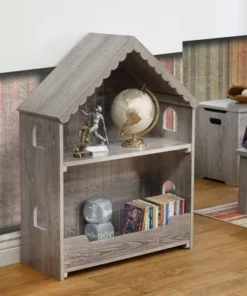 Sorelle Sweet Home Bookcase Crib - Panel Gray