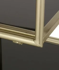 Cragin Contemporary 3 Shelf Circular Bookcase Black/Gold/Antique - Christopher Knight Home -Bookshelves Sales Shop unnamed file 3118