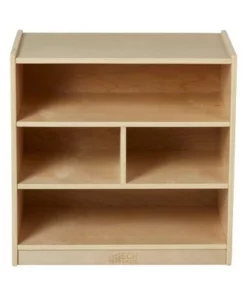 ECR4Kids Building Block Storage Cart - 4-Cubby Birch Cabinet on Casters, 24" H -Bookshelves Sales Shop unnamed file 312
