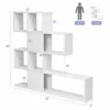 Costway 5-Tier Bookshelf Corner Ladder Bookcase Display Storage Rack White -Bookshelves Sales Shop unnamed file 3121