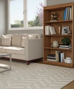 Hastings Home 4-Tier Open Front Bookshelf, Brown -Bookshelves Sales Shop unnamed file 3138