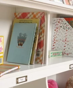 Twin Pogo Bookcase/Footboard Soft White Finish - Sauder -Bookshelves Sales Shop unnamed file 3142