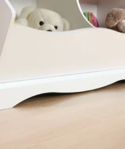 Twin Pogo Bookcase/Footboard Soft White Finish - Sauder -Bookshelves Sales Shop unnamed file 3147