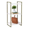 Honey-Can-Do 3 Tier Square Tube Shelf Olive and White -Bookshelves Sales Shop unnamed file 3168