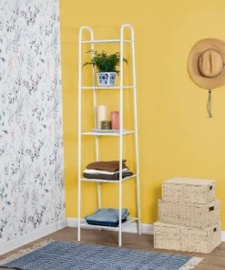 Honey-Can-Do 5 Tier Steel Shelf Matte White -Bookshelves Sales Shop unnamed file 3177