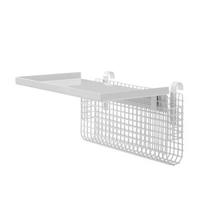 Universal Metal Bunk Bed Shelf White/Mesh - Saracina Home 4 Universal Metal Bunk Bed Shelf White/Mesh - Saracina Home - Image 2