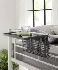 Universal Metal Bunk Bed Shelf Gunmetal/Mesh - Saracina Home -Bookshelves Sales Shop unnamed file 3193