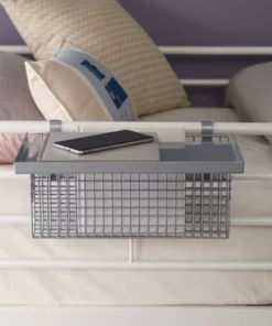 Universal Metal Bunk Bed Shelf Silver/Mesh - Saracina Home -Bookshelves Sales Shop unnamed file 3204