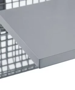 Universal Metal Bunk Bed Shelf Silver/Mesh - Saracina Home -Bookshelves Sales Shop unnamed file 3207