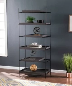 Caj Sliding Shelf Etagere Black - Southern Enterprises -Bookshelves Sales Shop unnamed file 3244