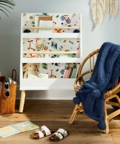 Modern Tall Three Shelf Bookshelf White - Pillowfort™ -Bookshelves Sales Shop unnamed file 327