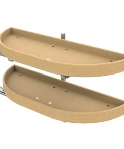 Rev-A-Shelf 4WLS882-32-570 32 Inch Wooden 2 Shelf Half Moon Lazy Susan Turntable Storage Kitchen Organizer for Blind Corner Cabinets -Bookshelves Sales Shop unnamed file 3271