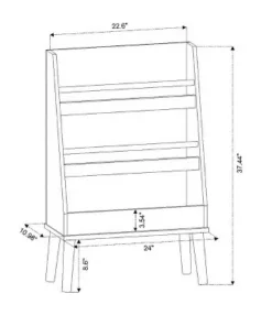 Modern Tall Three Shelf Bookshelf White - Pillowfort™ -Bookshelves Sales Shop unnamed file 328