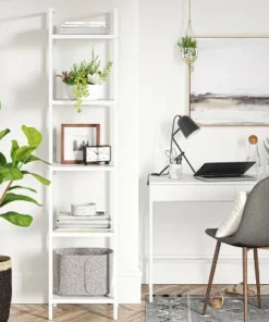 72" Loring Narrow Bookcase - Project 62â„¢ White