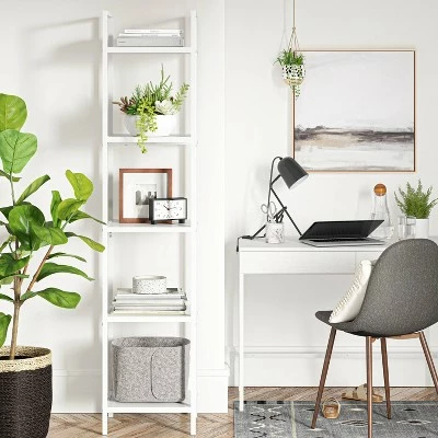 72" Loring Narrow Bookcase - Project 62™ White 2 72" Loring Narrow Bookcase - Project 62™ White