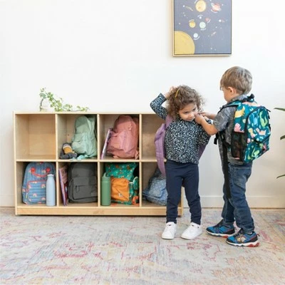 ECR4Kids Birch 8-Compartment School Cubby Storage, Kids Wood Shelf Organizer 5 ECR4Kids Birch 8-Compartment School Cubby Storage, Kids Wood Shelf Organizer - Image 3