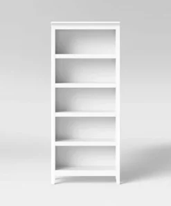 72" Carson 5 Shelf Bookcase - Threshold™ Walnut Brown -Bookshelves Sales Shop unnamed file 3308