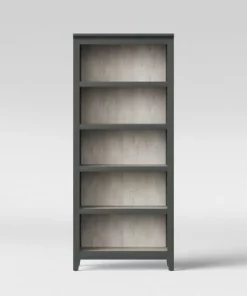 72" Carson 5 Shelf Bookcase - Threshold™ Walnut Brown -Bookshelves Sales Shop unnamed file 3312
