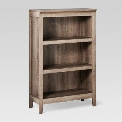 48" Carson 3 Shelf Bookcase - Threshold Espresso 3 48" Carson 3 Shelf Bookcase - Threshold Espresso