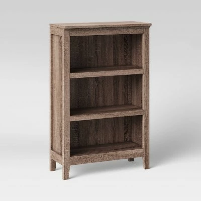 48" Carson 3 Shelf Bookcase - Threshold Espresso 4 48" Carson 3 Shelf Bookcase - Threshold Espresso - Image 2