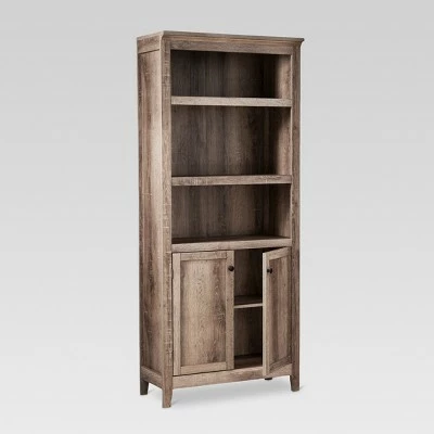 72" Carson 5 Shelf Bookcase with Doors - Threshold White 8 72" Carson 5 Shelf Bookcase with Doors - Threshold White - Image 6