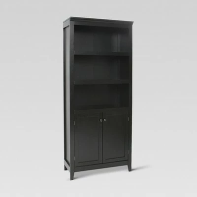 72" Carson 5 Shelf Bookcase with Doors - Threshold White 9 72" Carson 5 Shelf Bookcase with Doors - Threshold White - Image 7