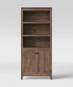 72" Carson 5 Shelf Bookcase with Doors - Threshold White 24 72" Carson 5 Shelf Bookcase with Doors - Threshold White -Bookshelves Sales Shop unnamed file 3345