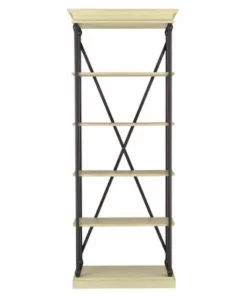 84" Belvidere 5 Shelf Narrow Bookshelf - Inspire Q Ivory White 12 84" Belvidere 5 Shelf Narrow Bookshelf - Inspire Q Ivory White -Bookshelves Sales Shop unnamed file 3388