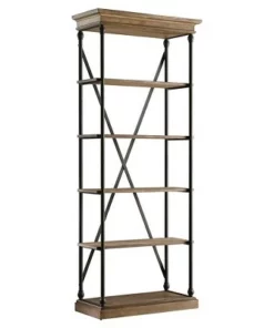 84" Belvidere 5 Shelf Narrow Bookshelf - Inspire Q Ivory White 13 84" Belvidere 5 Shelf Narrow Bookshelf - Inspire Q Ivory White -Bookshelves Sales Shop unnamed file 3389