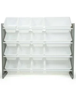 Toy Storage Organizer with Storage Bins Gray - Humble Crew -Bookshelves Sales Shop unnamed file 340