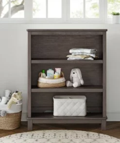 Simmons Kids' SlumberTime Monterey Bookcase/Hutch Rustic Gray