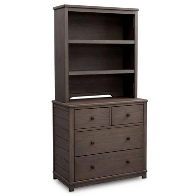 Simmons Kids' SlumberTime Monterey Bookcase/Hutch Rustic Gray 7 Simmons Kids' SlumberTime Monterey Bookcase/Hutch Rustic Gray - Image 5
