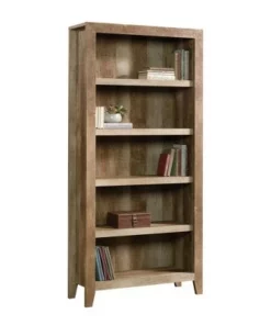 71" Dakota Pass 5 Shelf Bookcase Craftsman Oak - Sauder