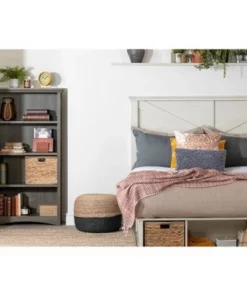 57.75" Artwork 4 Shelf Bookcase Gray Maple - South Shore -Bookshelves Sales Shop unnamed file 3436