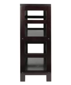29.21" 2 Tier Leo Shelf Storage or Bookshelf Wide Espresso Brown - Winsome -Bookshelves Sales Shop unnamed file 3447