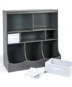 Badger Basket Combo Bin Storage Unit with 3 Baskets Charcoal 12 Badger Basket Combo Bin Storage Unit with 3 Baskets Charcoal -Bookshelves Sales Shop unnamed file 346