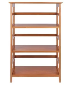 42" Studio Bookshelf 3 Tier Honey Brown - Winsome