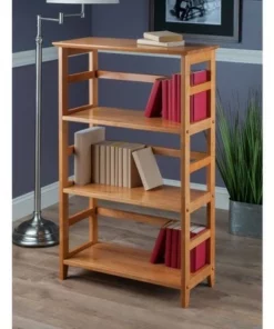 42" Studio Bookshelf 3 Tier Honey Brown - Winsome -Bookshelves Sales Shop unnamed file 3466