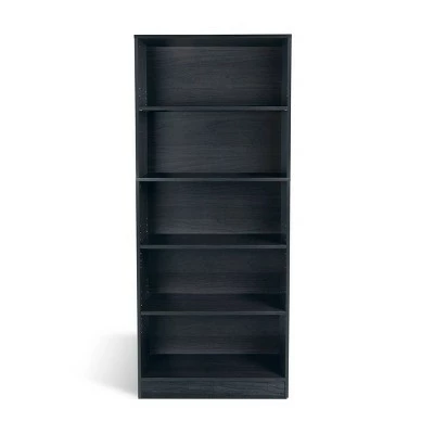 64.8" Oskar 5 Shelf Bookcase - Atlantic Espresso 5 64.8" Oskar 5 Shelf Bookcase - Atlantic Espresso - Image 3
